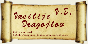 Vasilije Dragojlov vizit kartica